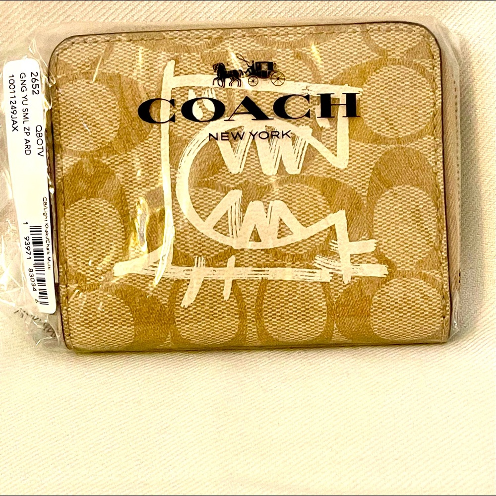 Coach zip around wallet